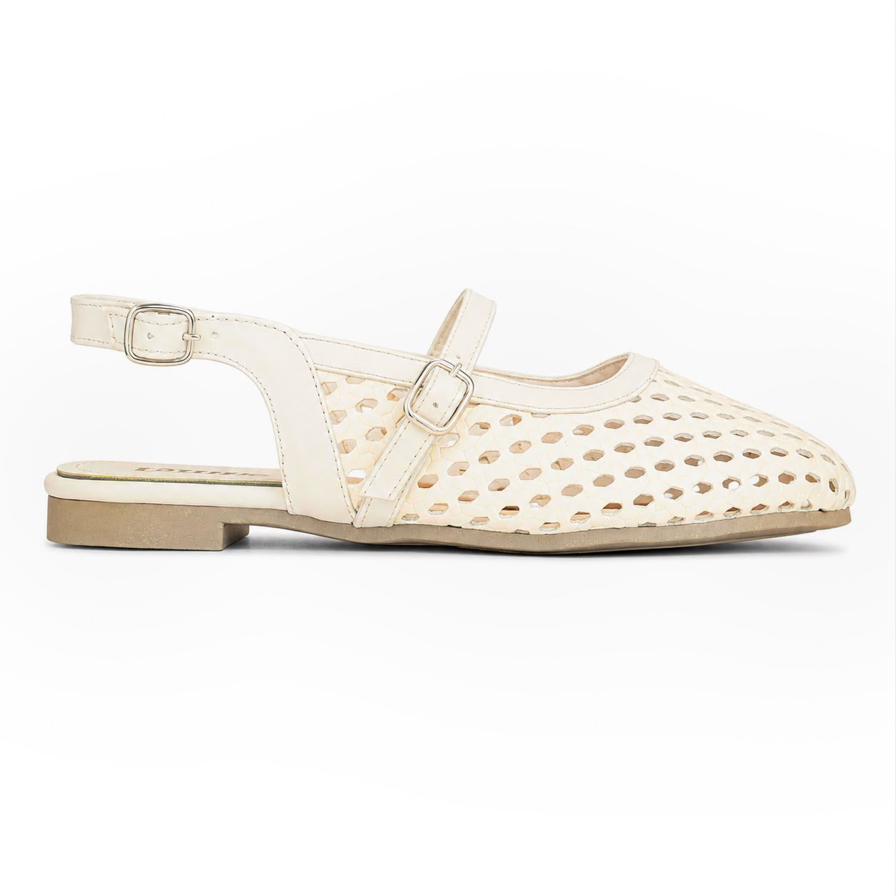 Braided Mules Beige